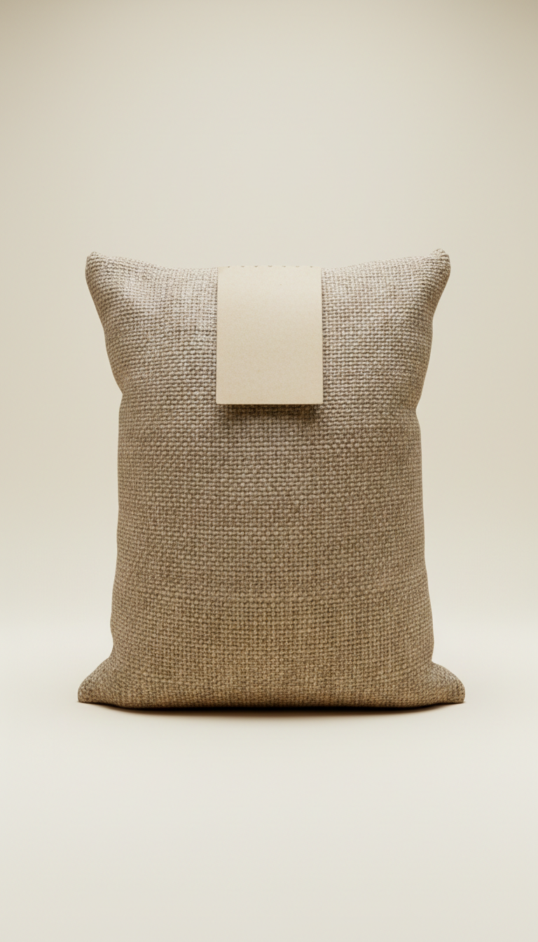 Bulk export lined sack with grading tag